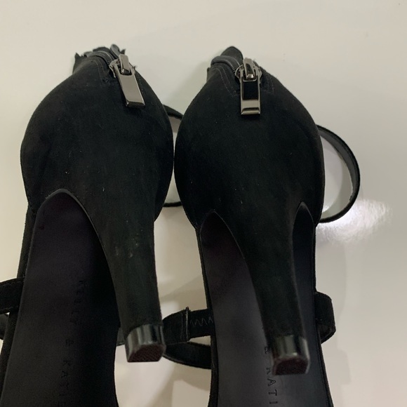 Kelly and Katie Black Size 9.5 Women's Heels Sandals Shoes - Picture 8 of 13
